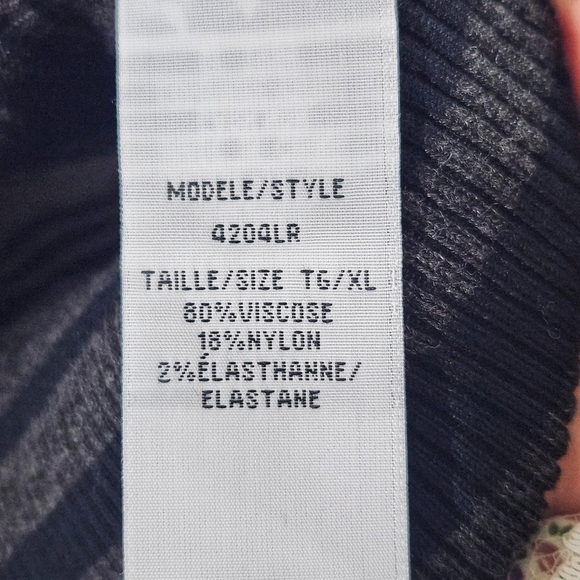 Dusak Designs Cowl Neck Striped Sweater - Picture 6 of 9